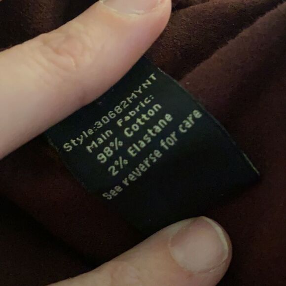 MYNT 1792 Midi Pencil Skirt Burgandy Purple Brown 14W - Picture 4 of 4